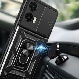 „Tech-Protect CamShield Pro“ dėklas, skirtas „Motorola Moto G35 5G“ – juodas