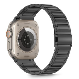 „Tech-Protect“ nerūdijančio plieno apyrankė, skirta „Apple Watch 44 / 45 / 46 / 49 mm“ – juoda