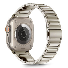 „Tech-Protect“ nerūdijančio plieno apyrankė, skirta „Apple Watch 44 / 45 / 46 / 49 mm“ – titano spalvos