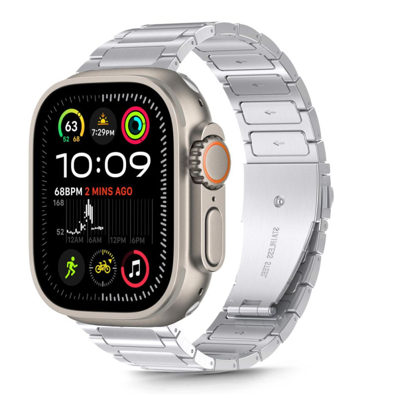 „Tech-Protect“ nerūdijančio plieno apyrankė, skirta „Apple Watch 44 / 45 / 46 / 49 mm“ – sidabrinė