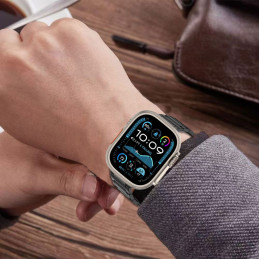 „Tech-Protect“ nerūdijančio plieno apyrankė, skirta „Apple Watch 44 / 45 / 46 / 49 mm“ – sidabrinė