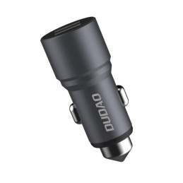 Dudao automobilinis įkroviklis 2x USB 3.1A pilka (R5 pilka)