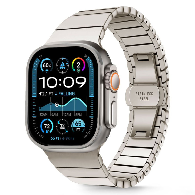 „Tech-Protect LinkBand“ apyrankė, skirta „Apple Watch 44 / 45 / 46 / 49 mm“ – titano spalvos