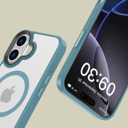 „Tech-Protect MagMat MagSafe iPhone 16“ dėklas – mėlynas