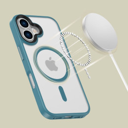„Tech-Protect MagMat MagSafe iPhone 16“ dėklas – mėlynas