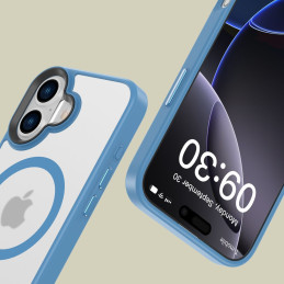 „Tech-Protect MagMat MagSafe iPhone 16“ dėklas – mėlynas
