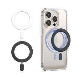 „Ring Tech-Protect MMP-100“ su „MagSafe“ (2 vnt.) – balta – juoda