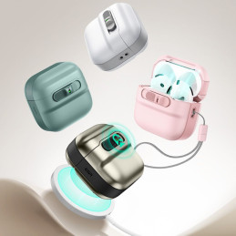 ESR Pulse Halolock Magsafe dėklas, skirtas AirPods 4 ausinėms – rožinis