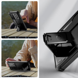 „Tech-Protect Kevlar Cam+“ dėklas, skirtas „Samsung Galaxy S24 FE“ – juodas