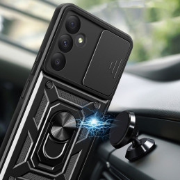 „Tech-Protect CamShield Pro“ dėklas, skirtas „Samsung Galaxy S24 FE“ – juodas