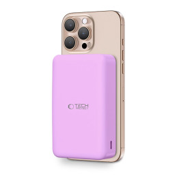 Išorinė baterija „Tech-Protect PB12 LifeMag MagSafe 20000MAH“ - violetinė