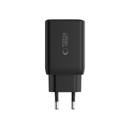 „Tech-Protect NC45W-GAN“ 2 prievadų PD45W sieninis įkroviklis – juodas