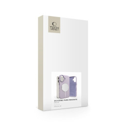 „Tech-Protect“ silikoninis PU „MagSafe“ iPhone 16 dėklas – violetinis