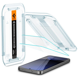 „Spigen Glas.tR EZ Fit“ grūdinto stiklo dėklas, skirtas „Samsung Galaxy S24 FE“ (2 vnt.)