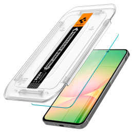 „Spigen Glas.tR EZ Fit“ grūdinto stiklo dėklas, skirtas „Samsung Galaxy S24 FE“ (2 vnt.)