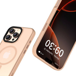 „Tech-Protect MagMat MagSafe iPhone 16 Pro Max“ dėklas – rožinis