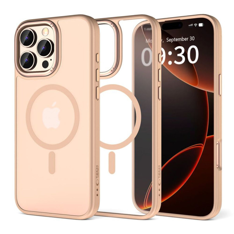 „Tech-Protect MagMat MagSafe iPhone 16 Pro Max“ dėklas – rožinis