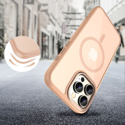 „Tech-Protect MagMat MagSafe iPhone 16 Pro Max“ dėklas – rožinis