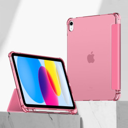 „Tech-Protect SC Pen Hybrid“ dėklas, skirtas „iPad 10 / 2022“ – rožinis – permatomas