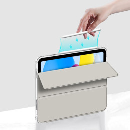 „Tech-Protect SC Pen Hybrid“ dėklas, skirtas „iPad 10 / 2022“ – pilkas – permatomas