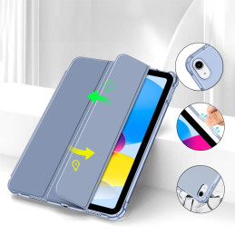 „Tech-Protect SC Pen Hybrid“ dėklas, skirtas „iPad 10 / 2022“ – mėlynas – permatomas