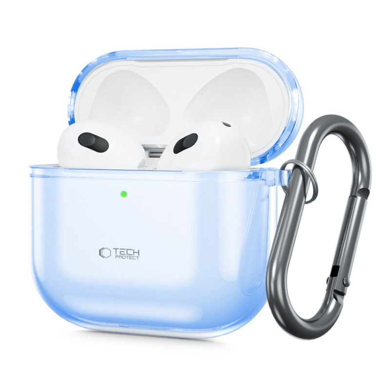 „Tech-Protect FlexAir“ dėklas, skirtas „AirPods 4“ ausinėms – mėlynas