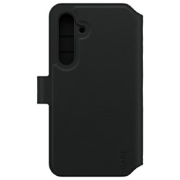 „CARE by PanzerGlass Feature Tango 2in1“ piniginės dėklas, skirtas „Samsung Galaxy S24“ – juodas