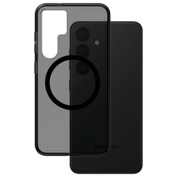 „CARE by PanzerGlass“ flagmano „QI“ dėklas, skirtas „Samsung Galaxy S24“ – juodas