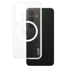 „CARE by PanzerGlass“ flagmano „QI“ dėklas, skirtas „Samsung Galaxy S24“ – skaidrus