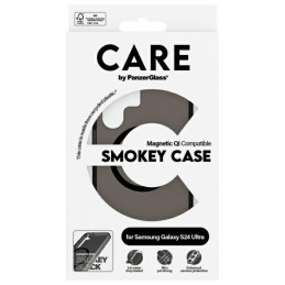 „CARE by PanzerGlass“ flagmano „QI“ dėklas, skirtas „Samsung Galaxy S24 Ultra“ – juodas