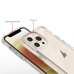 „Wozinsky“ skaidrus kampinis dėklas „MagSafe Samsung Galaxy S25 Ultra“ permatomas