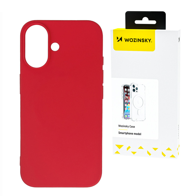 „Wozinsky“ silikoninis dėklas, skirtas „Samsung Galaxy S25+“ – raudonas