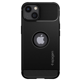 Spigen Rugged Armor dėklas iPhone 13 - matinė juoda