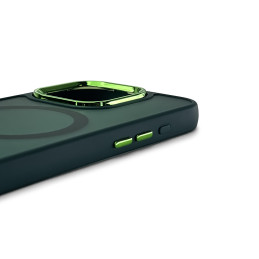 „Wozinsky“ madingas „MagSafe“ dėklas, skirtas „Samsung Galaxy S25“ – žalias