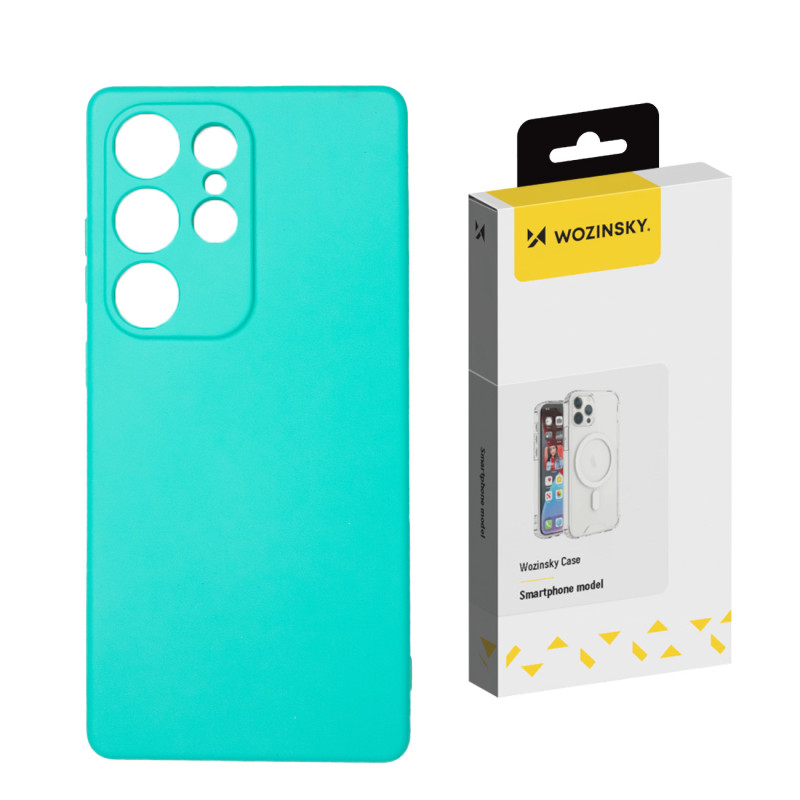 „Wozinsky“ silikoninis dėklas, skirtas „Samsung Galaxy S25“ – mėtinis