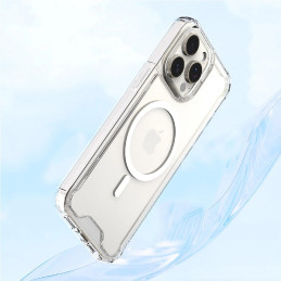 „Wozinsky“ skaidrus kampinis dėklas „MagSafe“, skirtas „Samsung Galaxy S24 FE“ – skaidrus