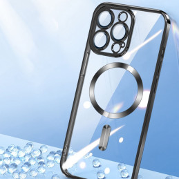 „Wozinsky“ galvanizuotas „Magsafe“ dėklas, skirtas „Samsung Galaxy S24 FE“ – rožinis
