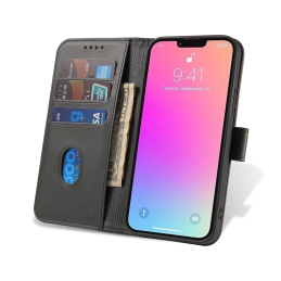 Magnetinis dėklas su atlenkimu, skirtas „Samsung Galaxy A56“ - juodas