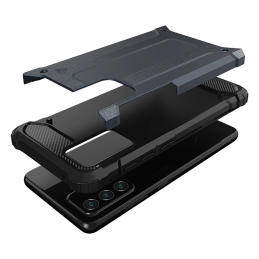 Hibridinis šarvuotas dėklas, skirtas „Samsung Galaxy A56“ – mėlynas