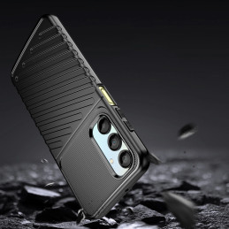 „Thunder“ dėklas, skirtas „Samsung Galaxy A56/ A36“ silikoniniam šarvuotam dėklui – juodas