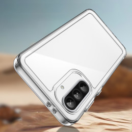 „Outer Space“ dėklas, skirtas „Samsung Galaxy A56“ su lanksčiu rėmeliu – skaidrus