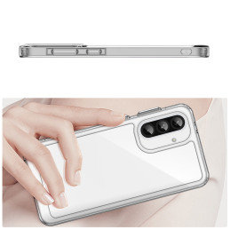 „Outer Space“ dėklas, skirtas „Samsung Galaxy A56“ su lanksčiu rėmeliu – skaidrus