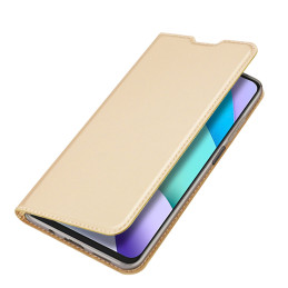Dux Ducis Skin Pro dėklo dėklo dangtelis su atvartu Xiaomi Redmi 10 aukso