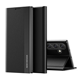 „Sleep Case Pro“ dėklas su atlenkimu ir stovu, skirtas „Samsung Galaxy A26“ – juodas