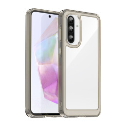 „Outer Space“ dėklas, skirtas „Samsung Galaxy A26“ su lanksčiu rėmeliu – pusiau permatomas, juodas