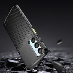 „Thunder“ dėklas, skirtas „Samsung Galaxy A26“ silikoniniam šarvuotam dėklui – juodas