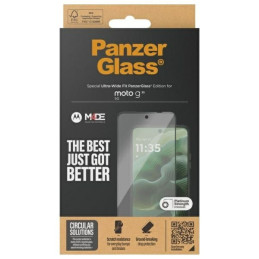 „PanzerGlass“ itin plataus ekrano grūdintas stiklas, skirtas „Motorola Moto G35 5G“
