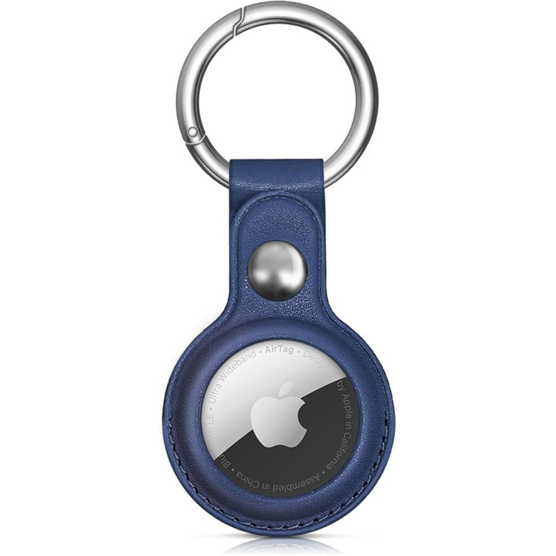 „Apple AirTag“ PU odos dėklas – mėlynas