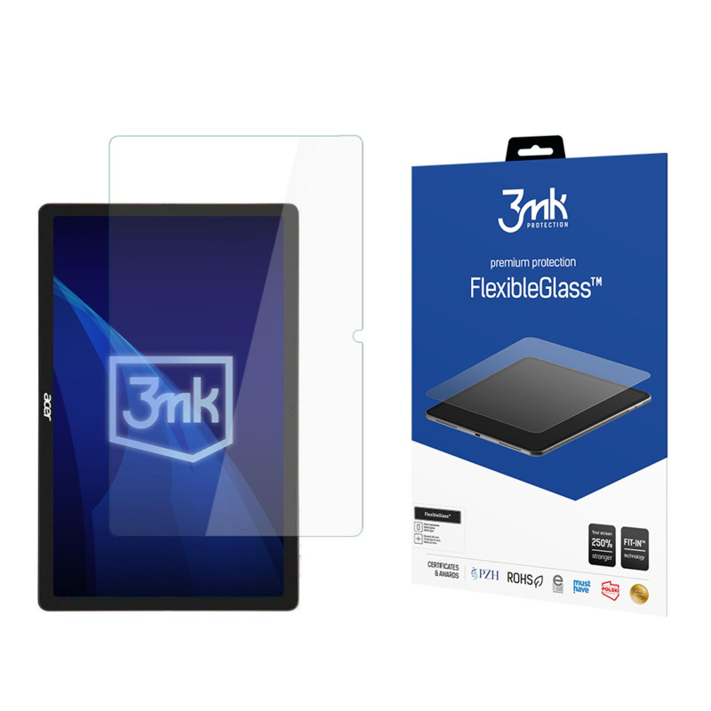 Hibridinis stiklas 3mk FlexibleGlass, skirtas Acer Iconia iM10-22 - iki 13 colių