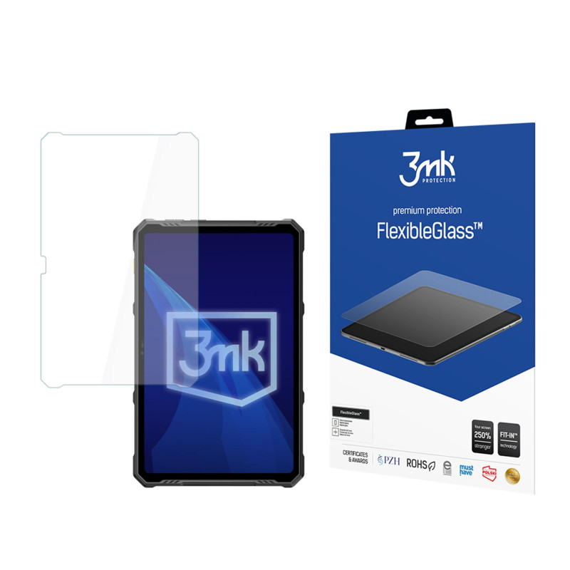 3mk „FlexibleGlass™“ hibridinis stiklas, skirtas „Ulefone Armor Pad 3 Pro“ (iki 13 colių)